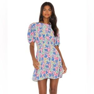FAITHFULL THE BRAND Sidonie Mini Dress in Jemima Floral Size Small NWT